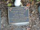 
Charles Clifford COOMBER,
died 2-4-1978 aged 68 years;
Jean Elsie COOMBER,
died 21-12-1998 aged 81 years;
parents grandparents great=grandparents;
Mudgeeraba cemetery, City of Gold Coast
