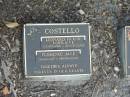 
Leonard Frank Lorraine COSTELLO,
02-02-1916 - 01-05-2000;
Florence Jane COSTELLO,
19-12-1917 - 05-09-2000;
Mudgeeraba cemetery, City of Gold Coast
