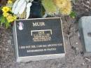 
Jack MUIR,
31-10-1920 - 5-1-2008,
husband of Janice,
father father-in-law grandad great-pa;
Mudgeeraba cemetery, City of Gold Coast

