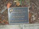 
Maureen SULLIVAN,
5-1-1935 - 20-7-1995;
Keith SULLIVAN,
21-11-1928 - 4-1-2008;
Mudgeeraba cemetery, City of Gold Coast
