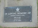 
Norman Norris RYAN,
born 14-9-1920,
died 30-8-2001;
Mudgeeraba cemetery, City of Gold Coast
