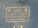 
Helena Colette (Ella) FOLEY (nee ROX),
5 July 1929 - 15 June 2001;
Terence Francis (Terry) FOLEY,
19 March 1928 - 27 June 2001;
parents;
Mudgeeraba cemetery, City of Gold Coast
