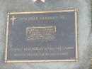 
Adrienne G. SPARKMAN,
19-12-1912 - 6-2-2001,
partner of Max,
mother nanna great-grandmother;
Mudgeeraba cemetery, City of Gold Coast
