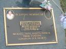 
Heinz LEHMANN,
18-6-1928 - 26-10-2005,
husband of Joan Bromley,
father of Michael, Noni, Karen, Nicki;
Mudgeeraba cemetery, City of Gold Coast
