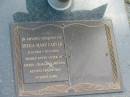 
Sheila Mary CARVER,
31-12-1923 - 29-5-2006,
sister of Eileen, Charles & Francis;
Mudgeeraba cemetery, City of Gold Coast
