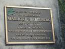 
Marjorie SABELBERG (nee GIFFORD),
1-9-1913 - 14-2-2003,
mother;
Mudgeeraba cemetery, City of Gold Coast
