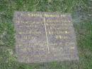 
John Joseph OBRIEN,
born 1-11-1910,
died 21-7-1996,
husband father;
Charlotta Mary OBRIEN,
born 19-12-1913,
died 26-6-2002,
mother grandmother;
Mudgeeraba cemetery, City of Gold Coast
