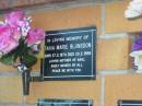 
Tania Marie BLUNSDON,
born 27-3-1974,
died 20-2-1998,
mother of Saul;
Mudgeeraba cemetery, City of Gold Coast
