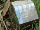 
Annie DUNN,
died 4-10-1925,
mother of Agnes Jean;
Mundoolun Anglican cemetery, Beaudesert Shire
