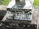 
Albert, infant son of G & M BARNES;
Mundoolun Anglican cemetery, Beaudesert Shire
