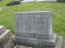 
Mary Eliza JOHNSON,
wife, 
died 1 Aug 1956,
erected by husband;
Murwillumbah Catholic Cemetery, New South Wales
