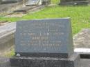 
Elsie Pearl KINNEALLY,
mother,
died 24-4-1956 aged 58 years;
Percy Joseph KINNEALLY,
father,
died 21-4-1966 aged 68 years;
Murwillumbah Catholic Cemetery, New South Wales
