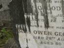 
Cissy,
wife of O. DOODS,
died 20 June 1913 aged 42 years;
Owen George DOODS,
died 28 Aug 1950 aged 80 years;
Murwillumbah Catholic Cemetery, New South Wales
