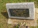 
Noel Charles KINGSTON,
died 18-4-1957 aged 1 day;
Murwillumbah Catholic Cemetery, New South Wales
