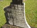 
Joseph Francis MATTHEWS,
husband father,
died 3 Nov 1941 aged 51 years?;
Murwillumbah Catholic Cemetery, New South Wales
