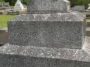 
Patrick? Henry? OCONNOR;
Murwillumbah Catholic Cemetery, New South Wales
