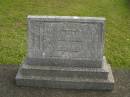 
Elizabeth Ann FITZGERALD,
died 16 Sept 1945 aged 97 years;
Alfred PARKER,
died 4 Sept 1936 aged 87 years;
Murwillumbah Catholic Cemetery, New South Wales
