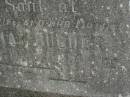 
Ethel May BUGDEN,
wife mother,
died 9 July 1946 aged 68 years;
Murwillumbah Catholic Cemetery, New South Wales
