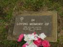 
John William FOSTER,
29 Sept 1880 - 25 June 1957;
Murwillumbah Catholic Cemetery, New South Wales
