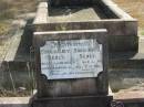 
Donald Albert SEALY
26 Jun 1904
aged 1 yr 6 months

Doris Maud SEALY
26 Oct 1907
aged 7 yrs

Mutdapilly general cemetery, Boonah Shire
