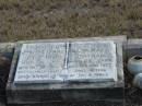 
Josiah Edward STATHAM
36 yrs

Eva May STATHAM
69 yrs
9 Jun 1977

Mutdapilly general cemetery, Boonah Shire
