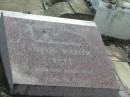 
George Walter FETT,
died 17 April 1975 aged 72 years,
brother;
Nobby cemetery, Clifton Shire
