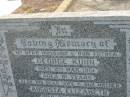 
George KUHN,
died 9 Mar 1951 aged 81 years,
husband father;
Augusta Elizabeth KUHN,
died 2 Feb 1956 aged 78 years,
wife mother;
Nobby cemetery, Clifton Shire
