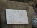 
George Alexander TAYLOR,
died 7 Dec 1951 aged 59 years,
husband;
Nobby cemetery, Clifton Shire
