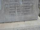 
Sarah Ann GAMBLING,
born ?? 1900,
died 11 Jan 1919;
May Gladys GAMBLING,
born 9 August 1913,
died 1 January 1915;
Rosetta GAMBLING,
died 4 Dec 1928 aged 48 years;
George Henry GAMBLING;
Nobby cemetery, Clifton Shire
