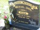 
Michael John (Jack) KIRK,
died 17-3-1983 aged 64 years;
St James Catholic Cemetery, Palen Creek, Beaudesert Shire
