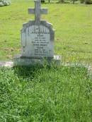 
James Patrick EGAN,
died 11-1-1977 aged 80 years;
Anne Mary EDGAN, daughter,
died 1-11-1987 aged 45 years;
St James Catholic Cemetery, Palen Creek, Beaudesert Shire
