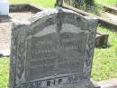 
Catherine FLANAGAN,
died 14 Aug 1942 aged 57 years;
Andrew FLANAGAN,
died 27 Aug 1928 aged 57 years;
St James Catholic Cemetery, Palen Creek, Beaudesert Shire
