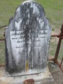 
Herbert son of John and Mary BALL, died 16? May 1913 aged 13 years;
Parkhouse Cemetery, Beaudesert
