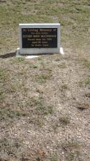 
Esther Mary McCORMACK
d: Jan 1988 aged 86

Peak Downs Memorial Cemetery  Capella Cemetery
