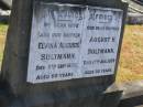 
Elvina Auguste SULTMANN,
wife mother,
died 5 Sept 1933 aged 60 years;
August H. SULTMANN,
brother,
died 17 Aug 1939 aged 30 years;
Pimpama Island cemetery, Gold Coast
