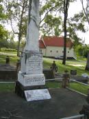 
Thomas DOHERTY,
father,
died 21 Nov 1923 aged 47 years;
Ethel,
wife,
died 19 Sept 1967 aged 84 years;
Pimpama Uniting cemetery, Gold Coast
