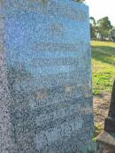 
Carl STEFFENS
1 Apr 1950, aged 69
Plainland Lutheran Cemetery, Laidley Shire
