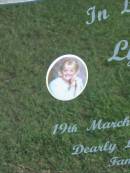 
Lynne Mary LEES,
19 March 1944 - 18 June 2008;
Polson Cemetery, Hervey Bay
