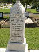 
Robert Thomas,
husband of Ellen GREIG,
died 14 Feb 1923;
Ellen,
wife,
died 26 Aug 1952;
Polson Cemetery, Hervey Bay

