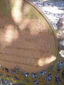 
Christian Friedrich Wilhelm WEIER,
born 24 Jan 1837 died 7 Aug 1902,
arrived Australia 27 July 1884;
Ropeley Scandinavian Lutheran cemetery, Gatton Shire

