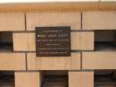 
Brian John DUFFY
2 Aug 2002 aged 82

Sacred Heart Catholic columbarium, Sandgate, Brisbane

