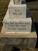 
Lorna,
daughter of Willie & Ethel Mary FARRAR,
died 27 Dec 1932 aged 33 years;
Ethel Mary,
died 18 June 1941 in her 69th year;
Willie,
died 10 May 1948 in his 76th year;
Bald Hills (Sandgate) cemetery, Brisbane
