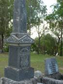
Isaac Benjamin BEST,
husband father,
died 26 Aug 1925 aged 62 years;
Martha Mary,
wife mother,
died 8 Sept 1944 aged 78 years;
Bald Hills (Sandgate) cemetery, Brisbane
