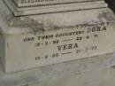 
Mary Elizabeth SOUTHERDEN,
wife of Edward Barton SOUTHERDEN of
Langholme Sandgate,
died Narangba Friday 20 July 190 aged 67 years;
Edward Barton SOUTHERDEN,
born 24 Nov 1830 Isle of Thanet,
died Langholme Sandgate 17 Dec 1906;
Charles Benjamin,
son,
died 18 March 1930 aged 56 years;
Edward Barton SOUTHERDEN,
29 April 1859 - 26 March 1944;
Frances,
wife,
11 March 1864 - 19 July 1942;
Dora,
daughter,
15-3-90 - 25-4-71;
Vera,
daughter,
15-9-88 - 21-7-77;
Lucy March SOUTHERDEN,
died Langholme Wed 6 May 1903 aged 46 years;
Edith Ada,
sister,
died 11 Aug 1914 aged 44 years,
interred Rugby Cemetery England;
Annie C. SOUTHERDEN,
died 16 Nov 1938;
Bald Hills (Sandgate) cemetery, Brisbane

