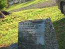 
John WILSON,
born County Down Ireland 5 July 1882,
died Brisbane 15 Feb 1967;
Muriel Florence WILSON,
wife,
born Essex England 24 Nov 1909,
died Brisbane 26 July 1998;
Minnie Malcolm WILSON,
sister,
born Country Down Ireland 12 Dec 1878,
died Brisbane 20 June 1939;
Bald Hills (Sandgate) cemetery, Brisbane
