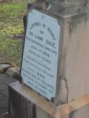 
William UDALE,
died 1 July 1896 aged 65 years;
Ann,
wife,
died 4 Aug 1915 aged 82 years;
Bald Hills (Sandgate) cemetery, Brisbane
