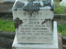 
John,
husband of Jessie ANDERSON,
died Sandgate 5 Sept 1916 aged 72 years;
Jessie ANDERSON,
died 10 June 1938 aged 87 years;
Bald Hills (Sandgate) cemetery, Brisbane
