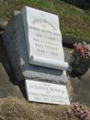 
George Joseph Grice
1861 - 1925
his daughter
Babs Fraser
1898 - 1934
Annie Whiteley Grice
16 May 1953

Sherwood (Anglican) Cemetery, Brisbane

