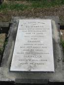 
Elizabeth
wife of George TROTTER
died 28 Oct 1923 aged 79,
her husband,
George
29 Aug 1925 aged 84,
their daughter,
Isabella
11 Aug 1946 aged 81

Sherwood (Anglican) Cemetery, Brisbane

