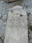 
Gertrude Violet
wide of Percy Henry Stephen HAWKES
20 Nov 1925
aged 37

daughter
Gertrude Julie
11 Mar 1924 aged 9 months

Sherwood (Anglican) Cemetery, Brisbane

